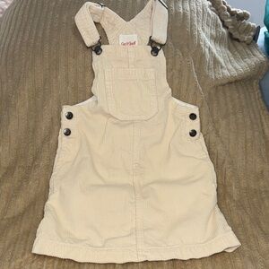 Cat & Jack Light Tan Corduroy Overalls